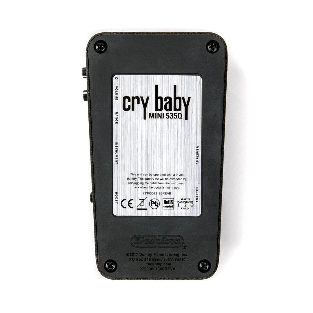 Dunlop CBM535Q Cry Baby Mini 535Q Wah Pedal