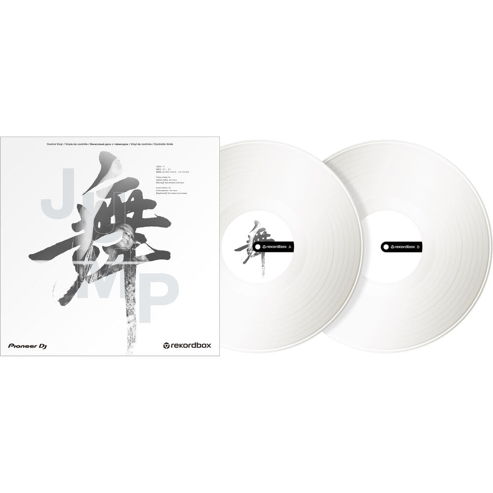 Pioneer DJ RB-VD2 Control Vinyl for rekordbox dj (Pair) - White