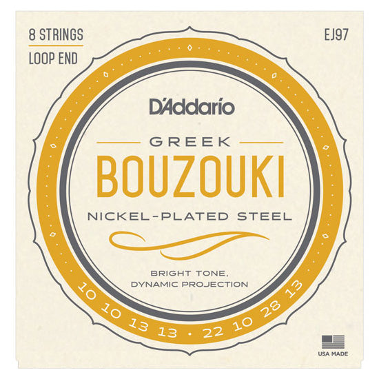 D'Addario EJ97 - SET BOUZOUKI GREEK NICKEL