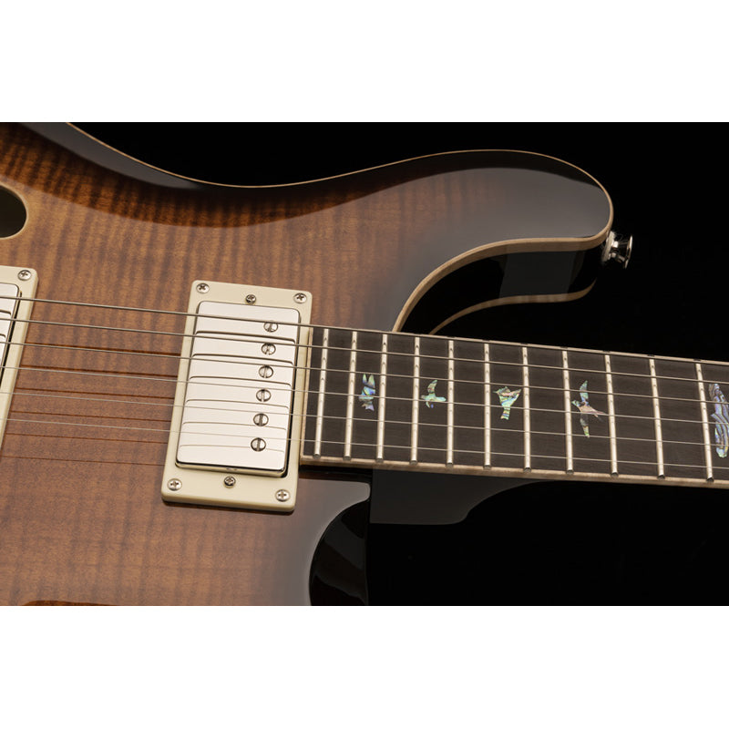 PRS SE Hollowbody II Piezo Electric Guitar (Black Gold Burst)