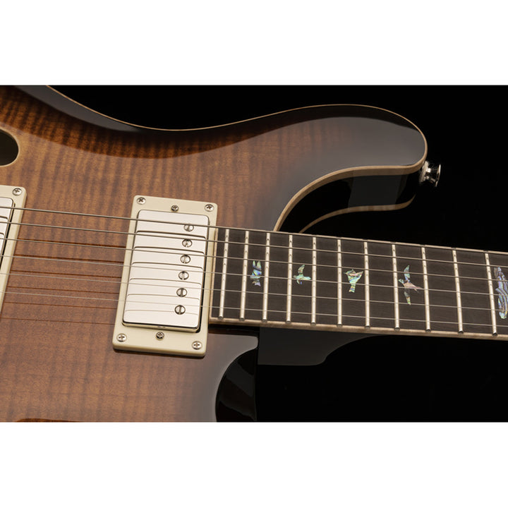 PRS SE Hollowbody II Piezo Electric Guitar (Black Gold Burst)