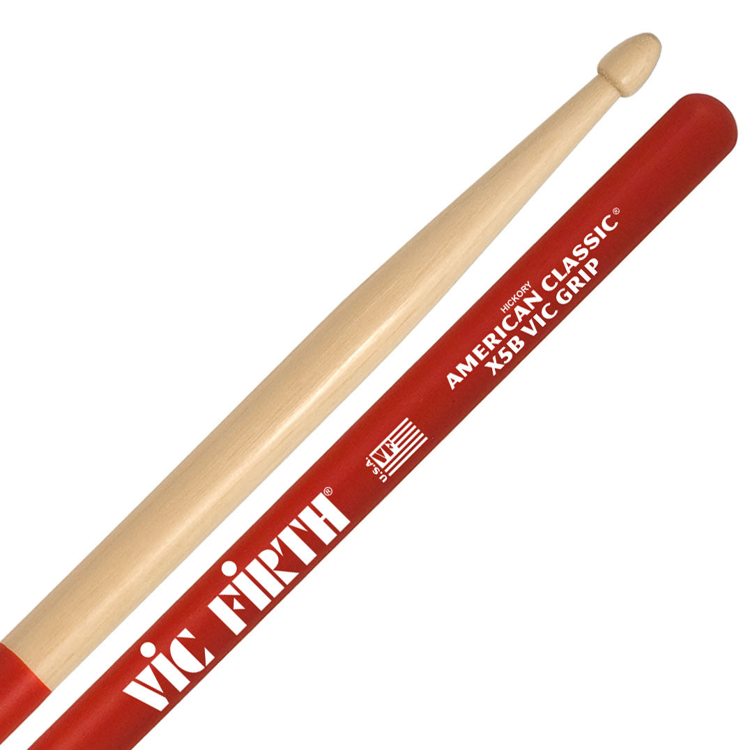 Vic Firth X5BVG American Classic Extreme Vic Grip 5B Drumsticks