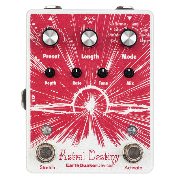 Earthquaker Devices Astral Destiny Octal Octave Reverberation Odyssey Guitar Pedal