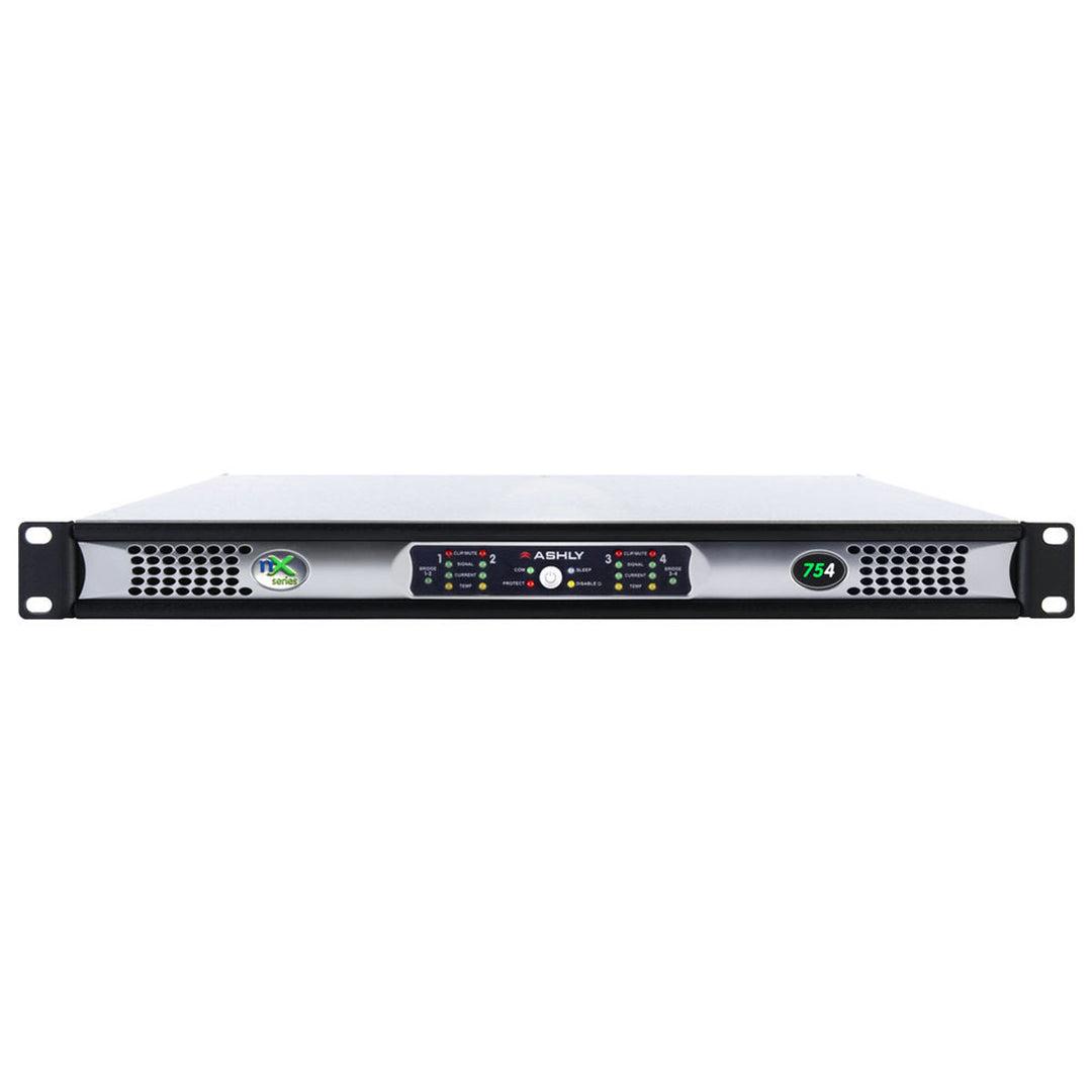 Ashly nX Series 4-Channel Multi-Mode Power Amplifier (75W)