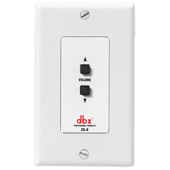 DBX ZC6 Wall-Mounted Zone Controller with Volume Up and Down