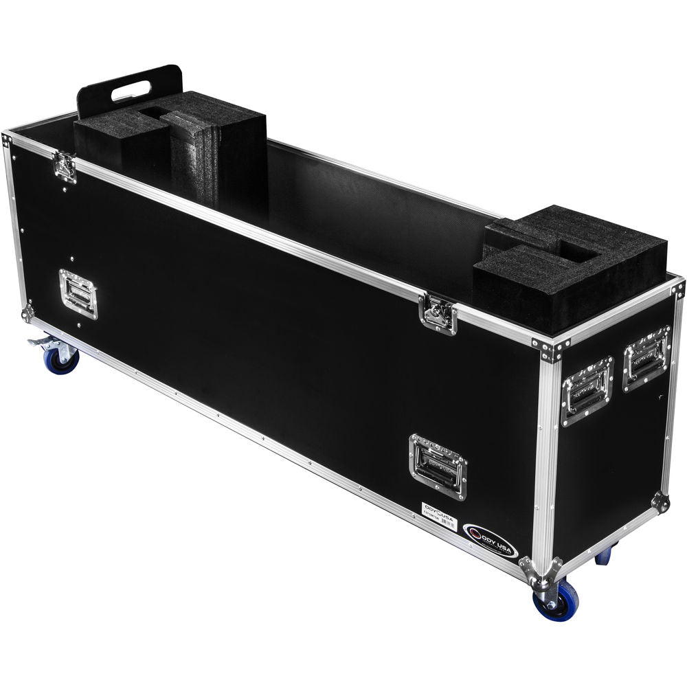 Odyssey FZFSM75W Flat-Screen Monitor Case w/ Casters - 75”