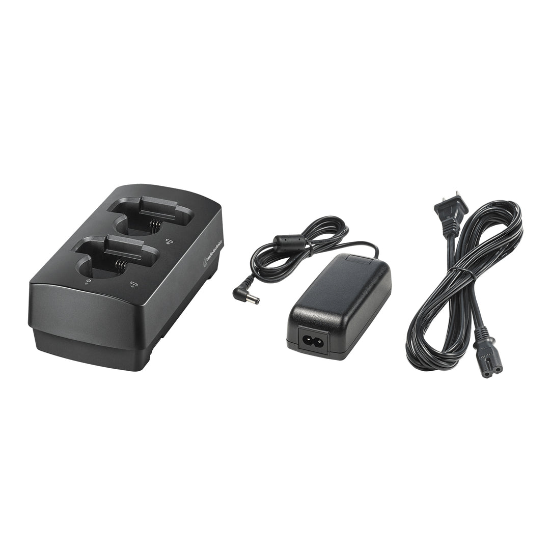 Audio-Technica ATW-CHG3AD Two-Bay Charging Station with AC Adapter (3000 Series)