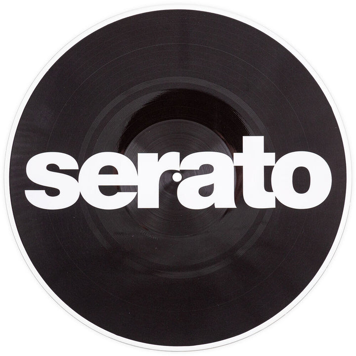 Serato Picture Disk Control Vinyl 12” (Pair) - Reversible Black on White / White on Black