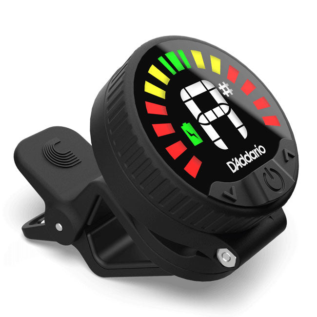 D'Addario Nexxus 360 Tuner Rechargeable Headstock Clip-On Tuning Device