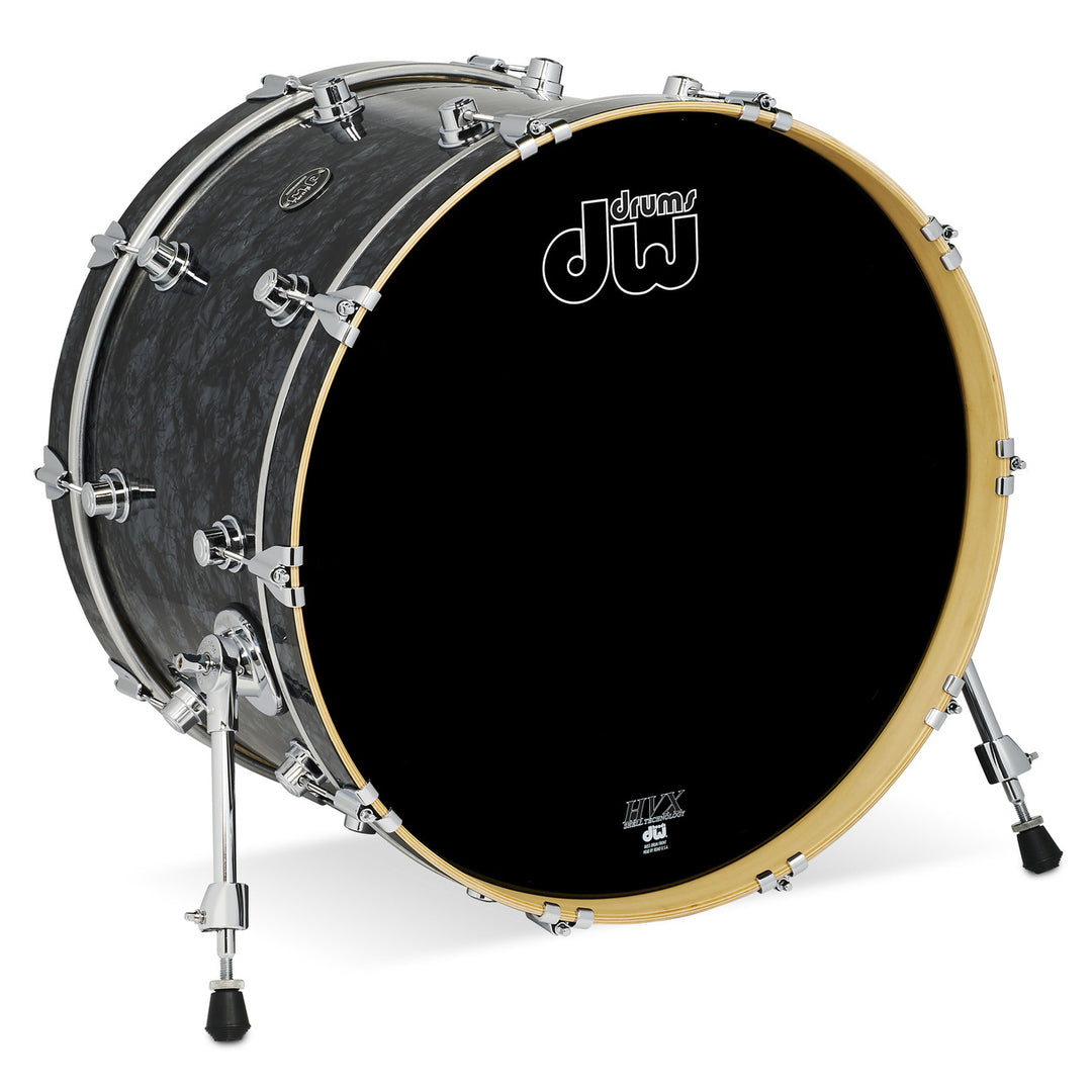 DW Performance Series Bass Drum 14x22 Finish Ply - Black Diamond