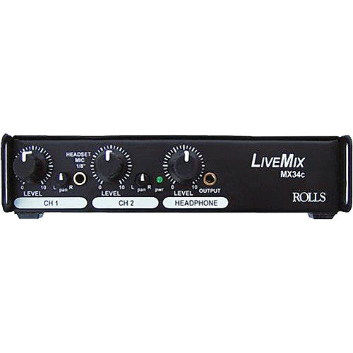 Rolls MX34C Live Mix 2 CH AV Mixer
