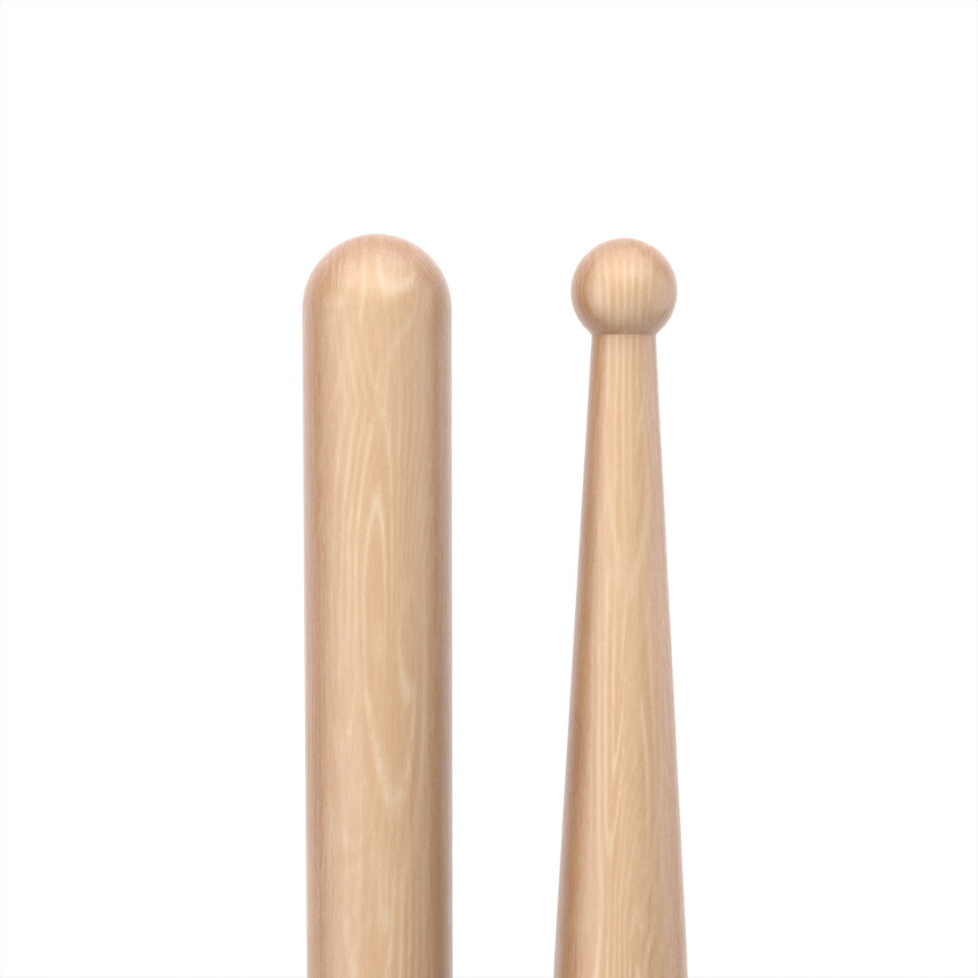 Promark RBM625RW-Promark Finesse 2B Maple Drumsticks, Small Round Wood Tip.