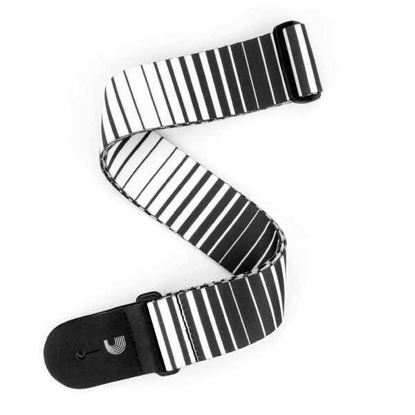 D'Addario P20S1508 - 2.0 GTR STP, ROCK STRIPES-WHT