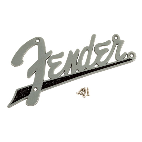 Fender Flat Amplifier Logo - Black