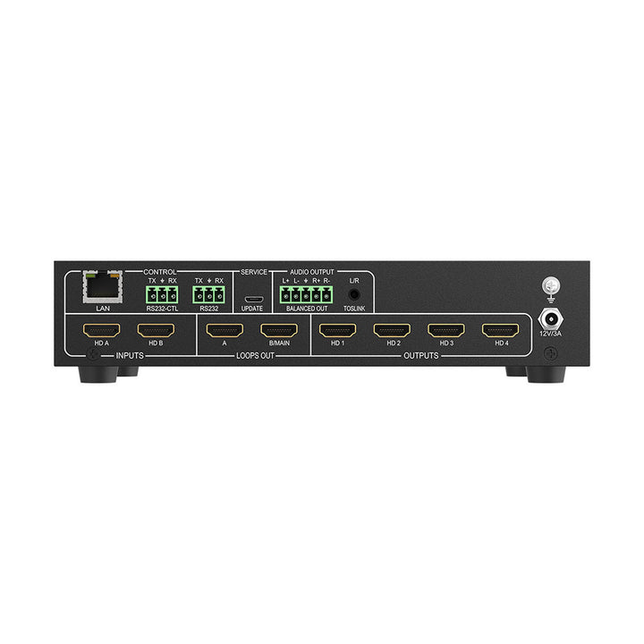 BZBGEAR - 4K UHD HDMI 2.0 2x2 Video Wall Processor with HDCP 2.2 and IP/RS232 Control