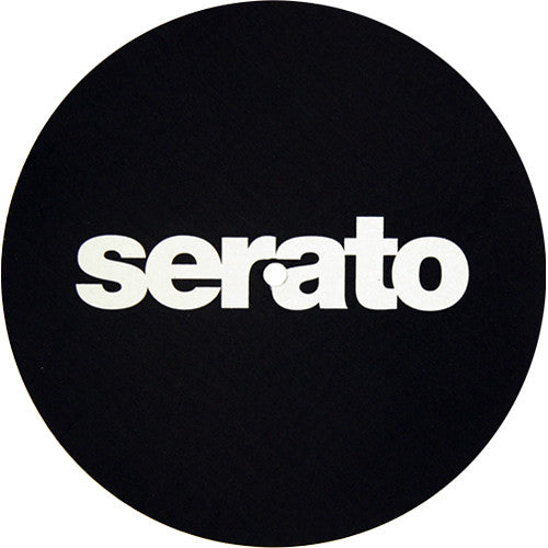 Serato Butter Rug 12” Slipmat - White Logo / Black Mat