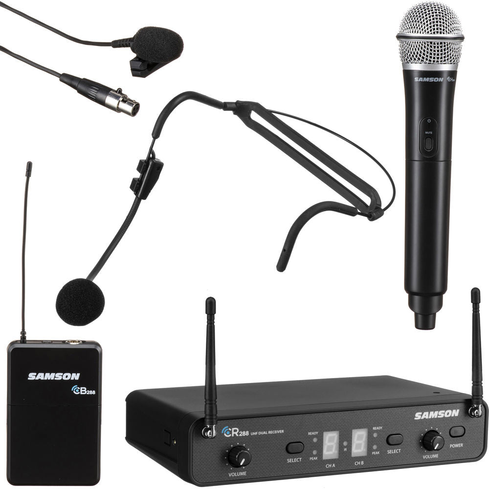 Samson Concert 288 All-In-One Dual-Channel Wireless System (H-Band, 470 to 518 MHz)