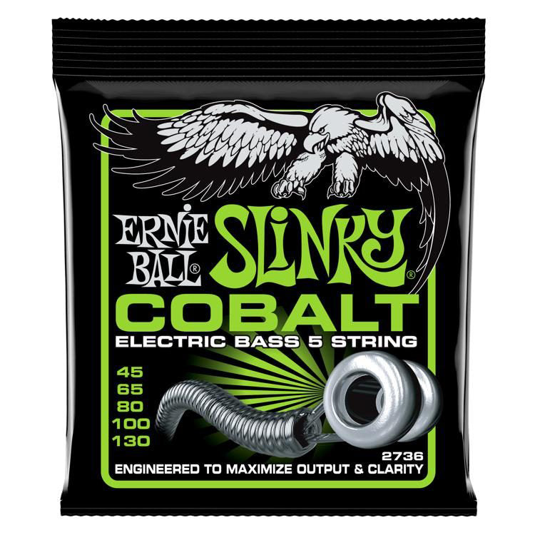 Ernie Ball 2736EB COBALT 5 STR BASS SLINKY 45-130