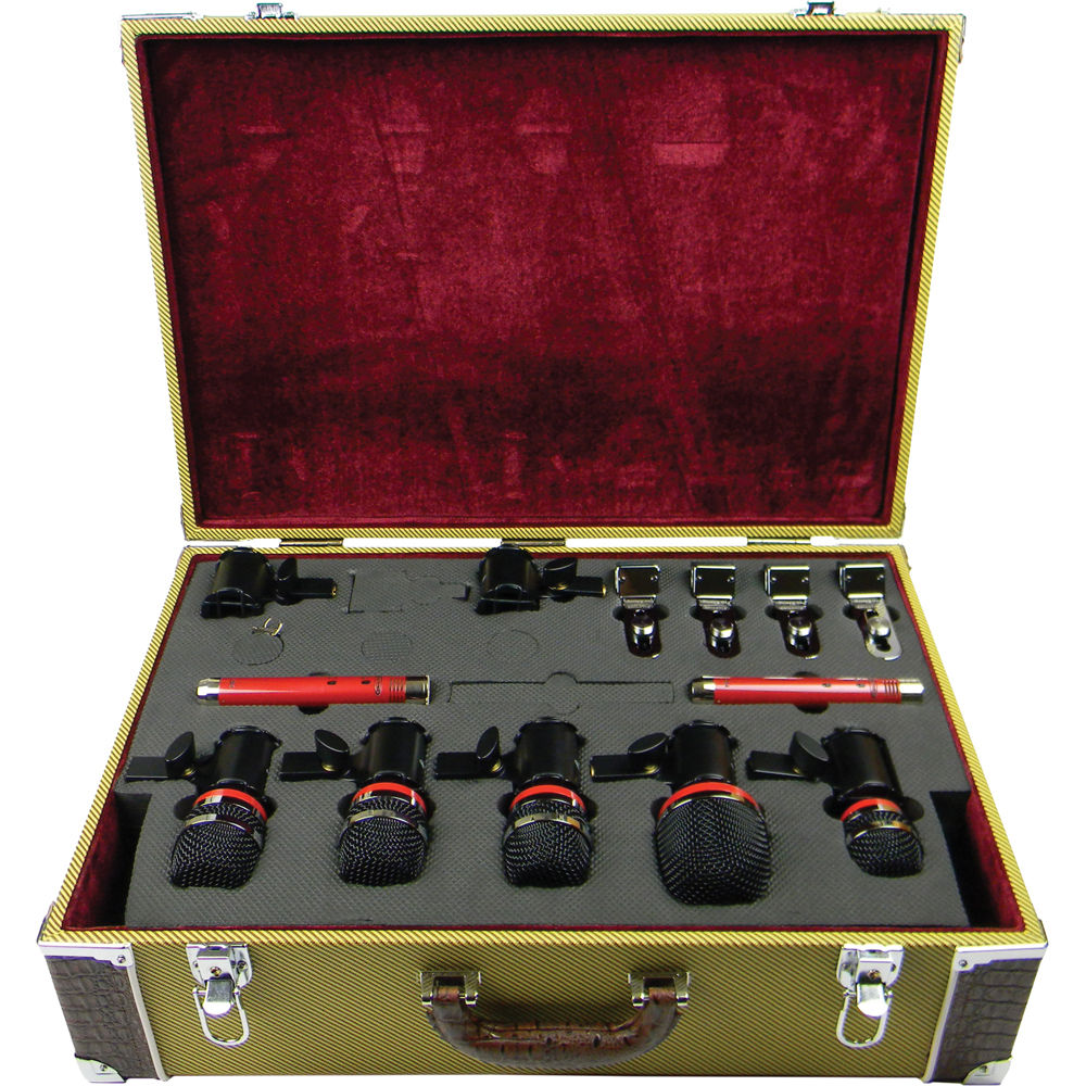 Avantone Pro CDMK7 7-Mic Drum Microphone Kit (1x MONDO, 1x ADM, 3x ATOM, 2x CK-1)