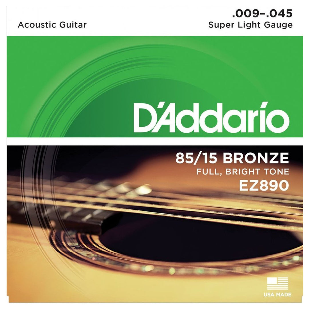D'Addario EZ890 - SET ACOUS GTR 85/15 SUP LITE