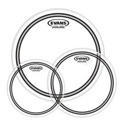 Evans ETP-EC2SCLR-R EC2 Clear Tom Pack - Rock - 10'' / 12'' / 16''
