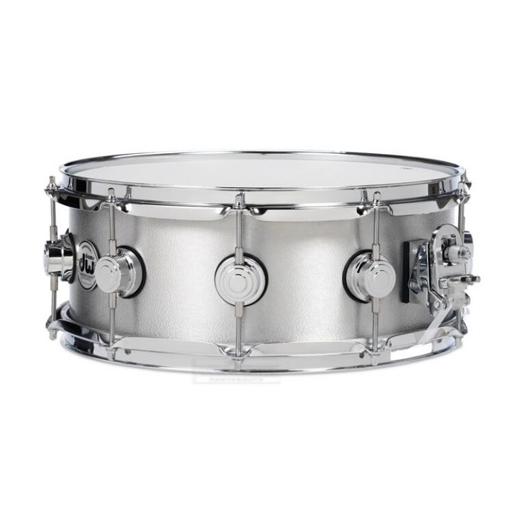 DW Collector's Series Metal Snare Drum Thin 1mm Titanium Smooth Finish - 5.5x14