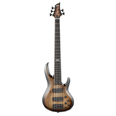 ESP E-II BTL-5 5-string Bass Guitar - Black Natural Burst
