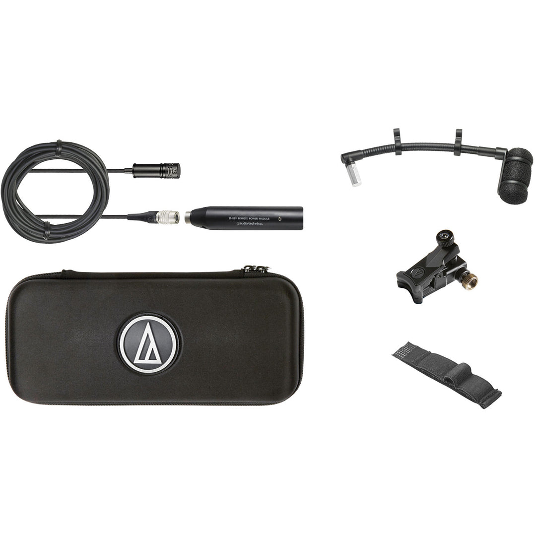 Audio-Technica ATM350 Cardioid Condenser Instrument Microphone 5” Gooseneck w/ Universal Mount