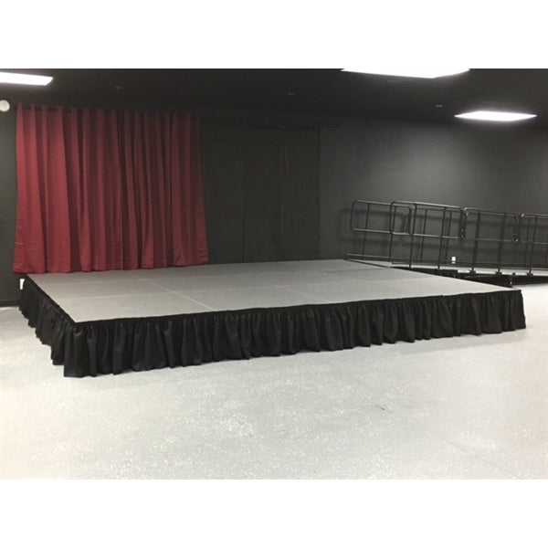 Portable Stage Sections 4'x4' Square (RENTAL)