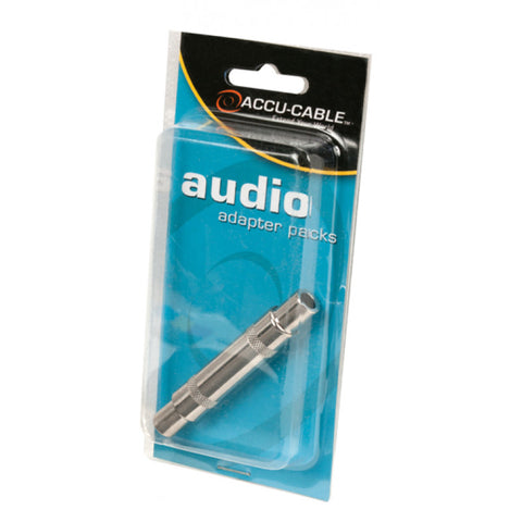 Accu-Cable Audio Adapter 1/4” Female-to-Female Barrel
