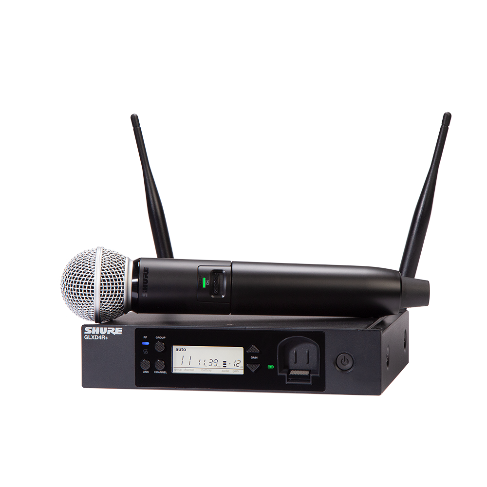 Shure GLXD24R+ Vocal System w/ SM58 Microphone