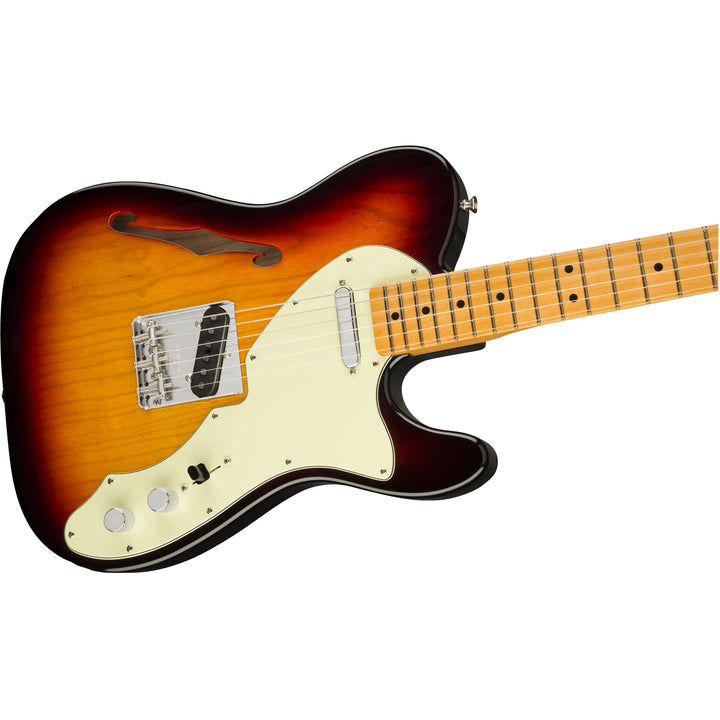 Fender American Original 60s Telecaster Thinline, Maple, Electric Guitar (3 Color Sunburst)