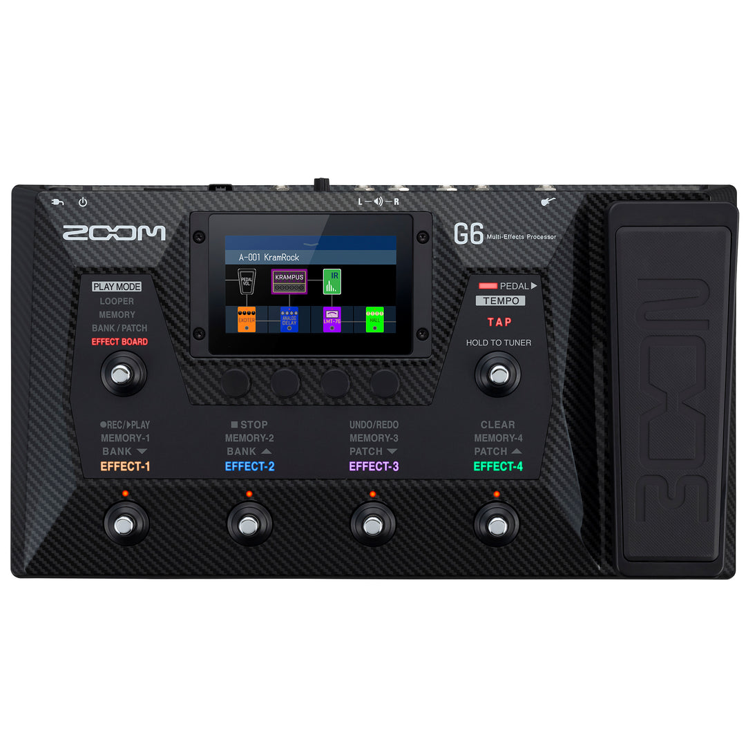 Zoom G6 Multi-Effects Processor Guitar FX Pedal