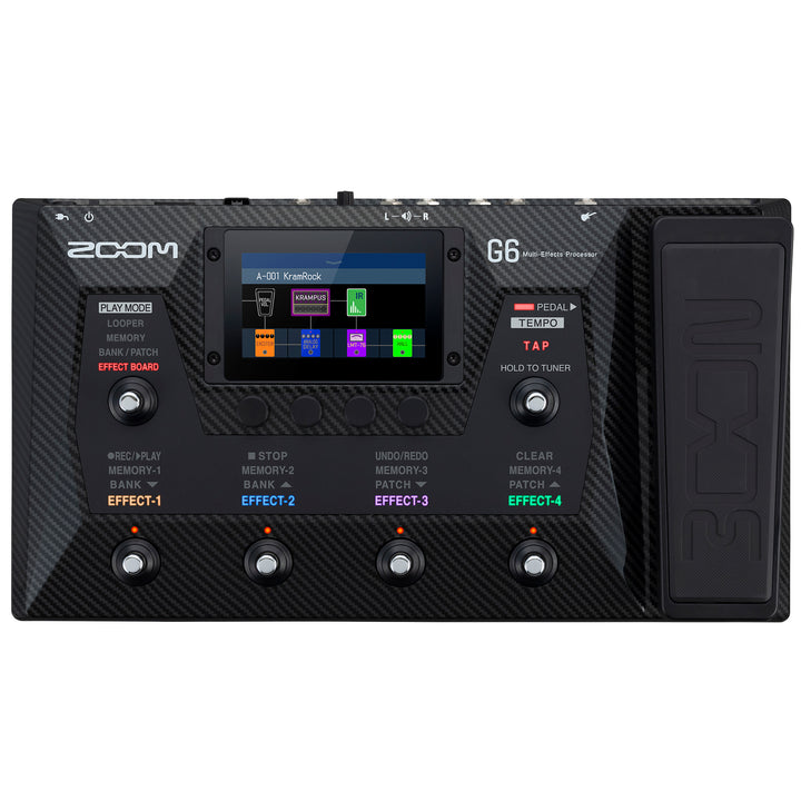 Zoom G6 Multi-Effects Processor Guitar FX Pedal