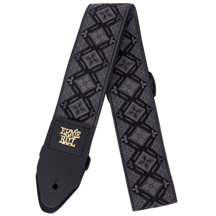 Ernie Ball Jacquard Guitar Strap - Regal Black