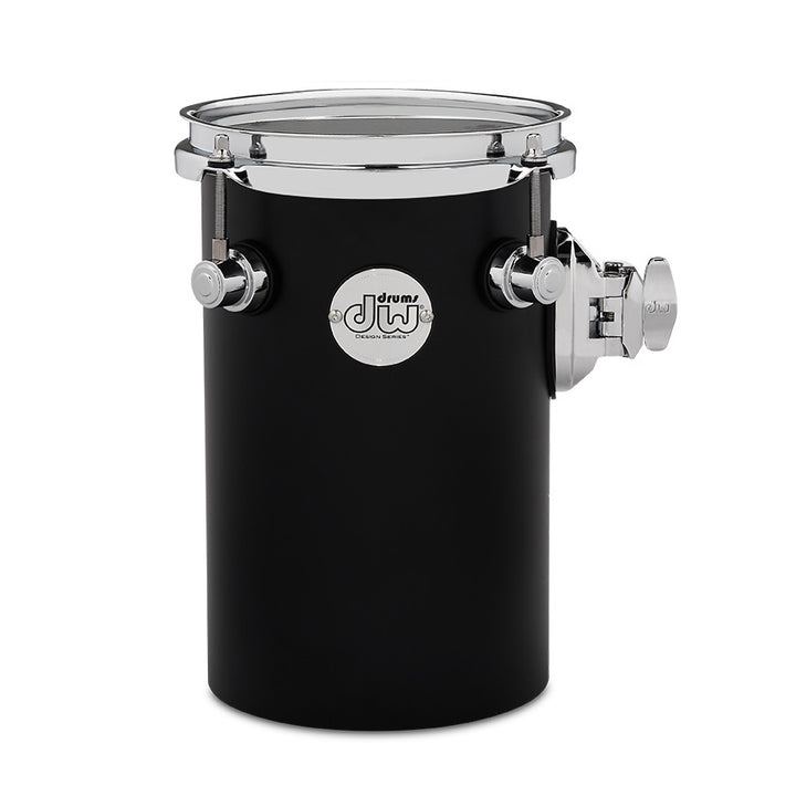 DW Design Series Rata Tom 10x6 Acrylic - Satin Black Acrylic