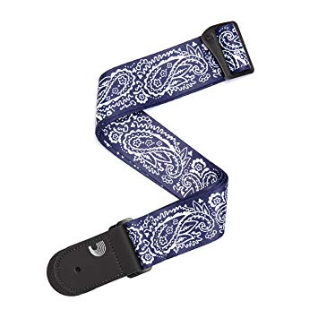 D'Addario P20W1419 - 2'' Gtr Stp, Paisley - Blue