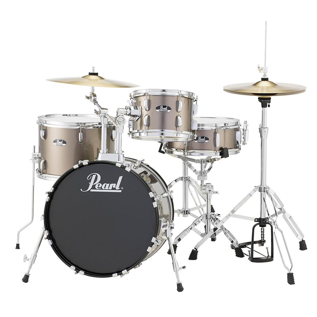 Pearl RS584CC RoadShow Series 4-Piece Kit w/ Hardware & Cymbals #707 Bronze Metallic