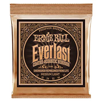 Ernie Ball 2546EB EVERLAST PHOSPHOR MED/LIG 12-54