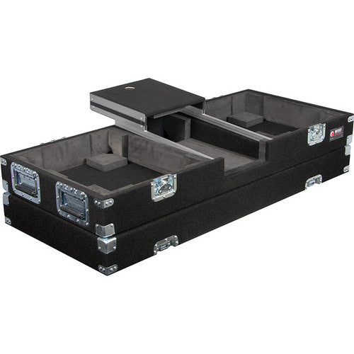 Odyssey CGSBM10 Glide Style Carpeted Covered Turntable Coffin