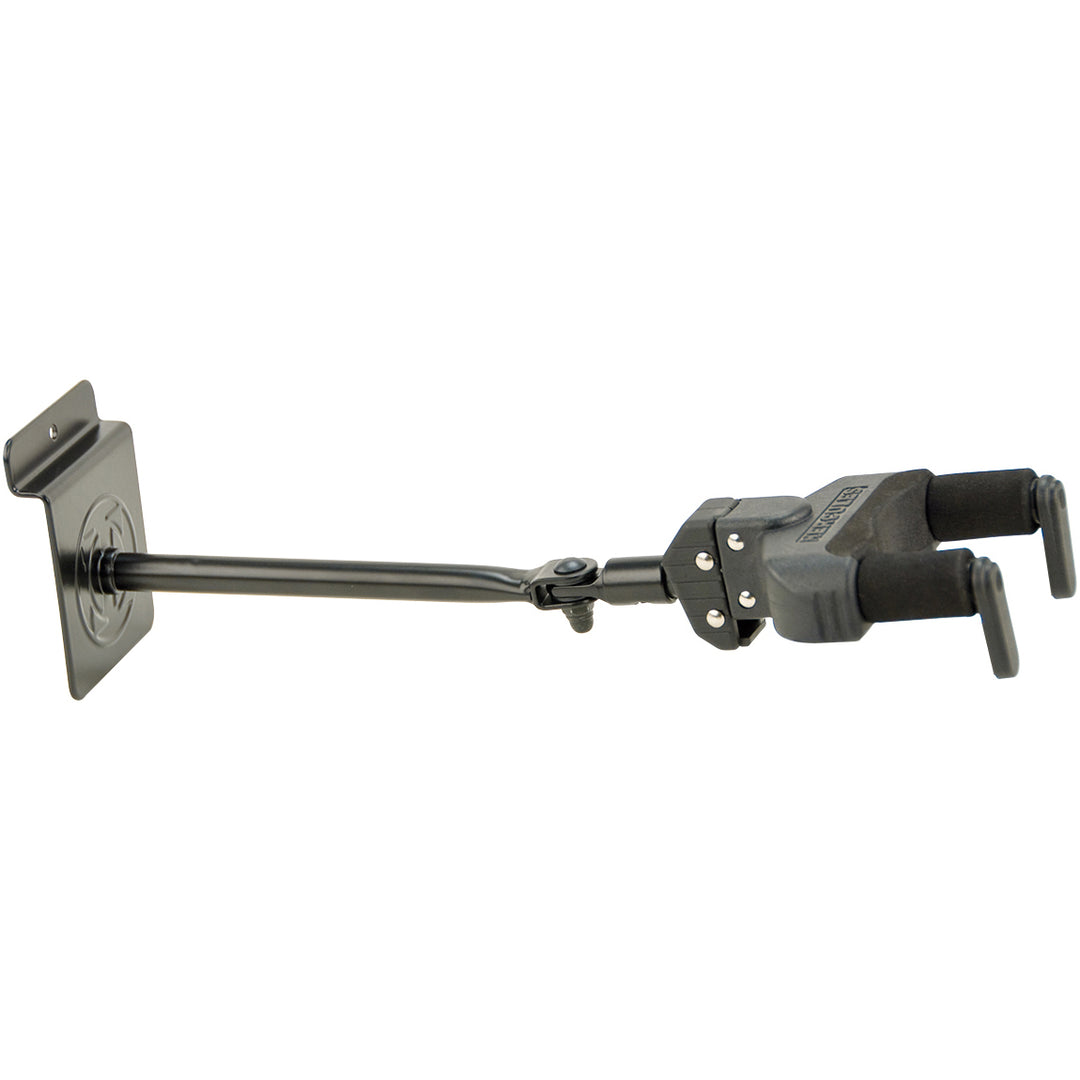 Hercules Stands GSP40SB+ Auto Grip Guitar Hanger - Slat Wall w/ 16mm Insertion