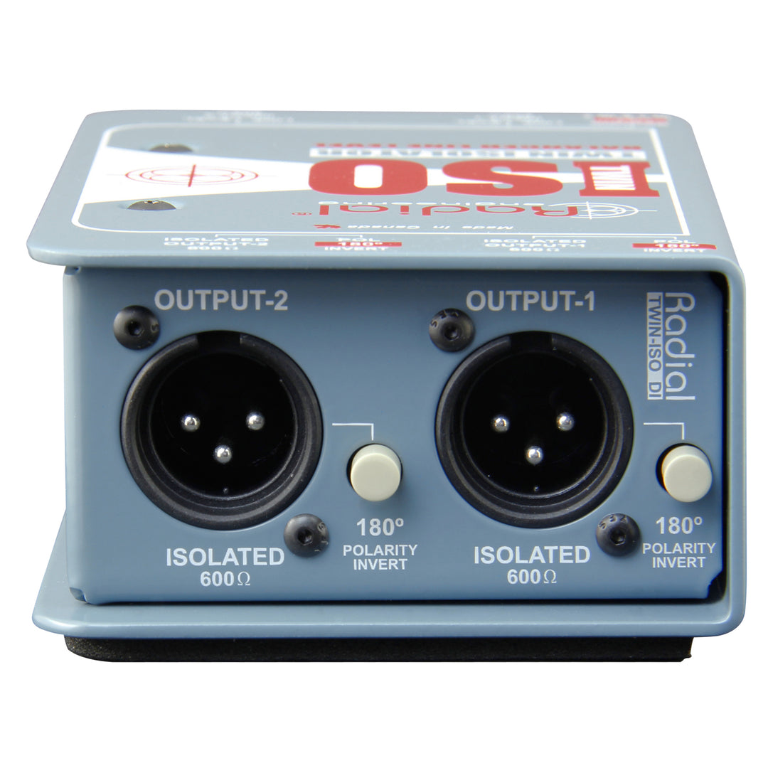Radial Twin-Iso - Two Channel Balanced Line Isolator with Jensen Transformers