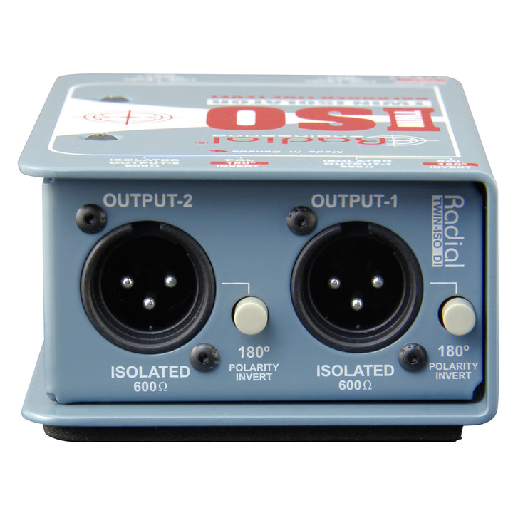 Radial Twin-Iso - Two Channel Balanced Line Isolator with Jensen Transformers