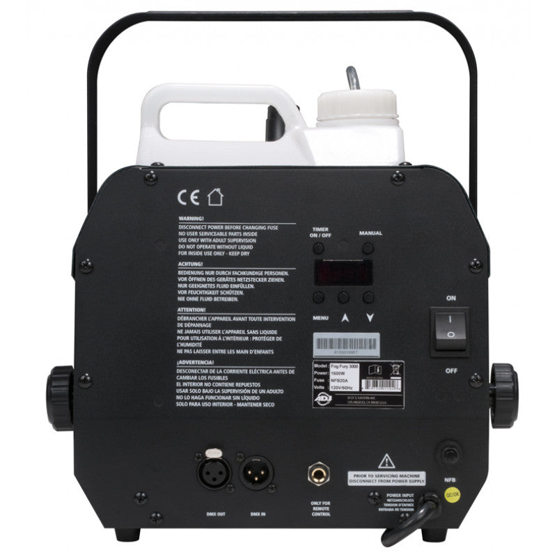 ADJ Fog Fury 3000 Fog Machine 1500-Watt