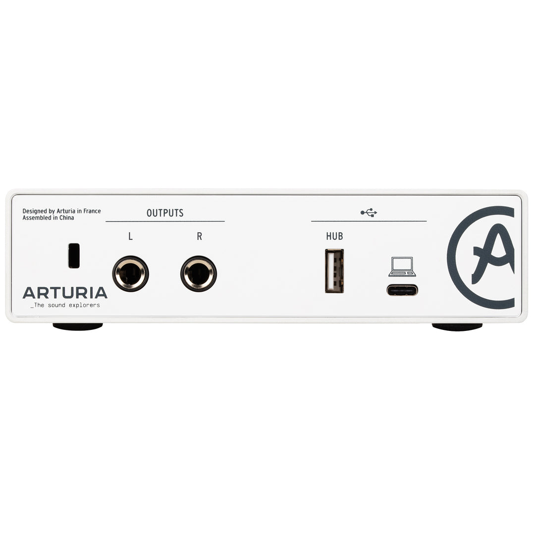 Arturia MiniFuse 1 Portable 1-Channel USB Audio Interface - White