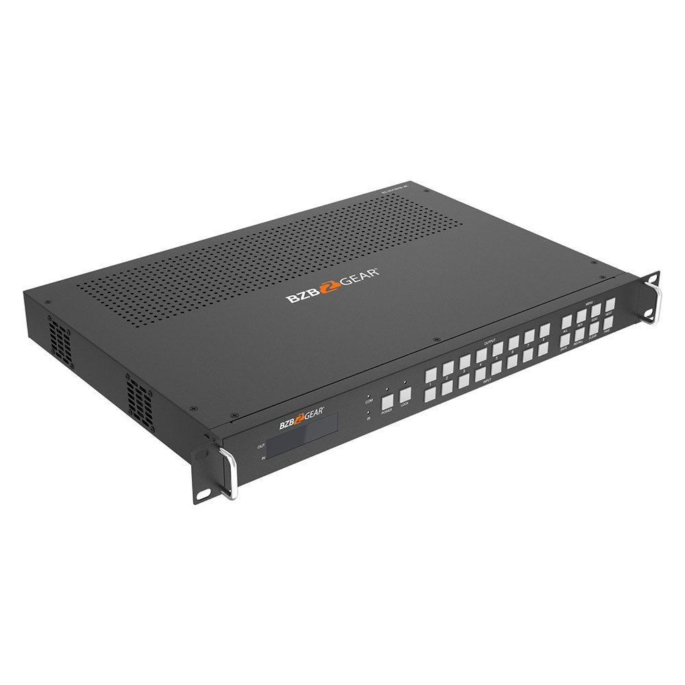 BZBGEAR - 8x8 HDMI Video Wall Processor & Seamless Matrix Switcher w/Scaler, IR and Audio