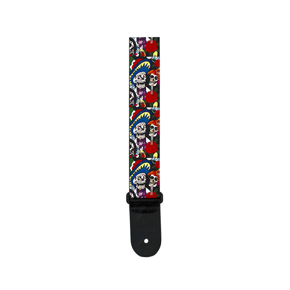 Profile PGS250-SK - 2''sublimation guitar strap Day of the dead