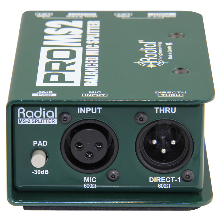 Radial ProMS2 Passive Microphone Splitter