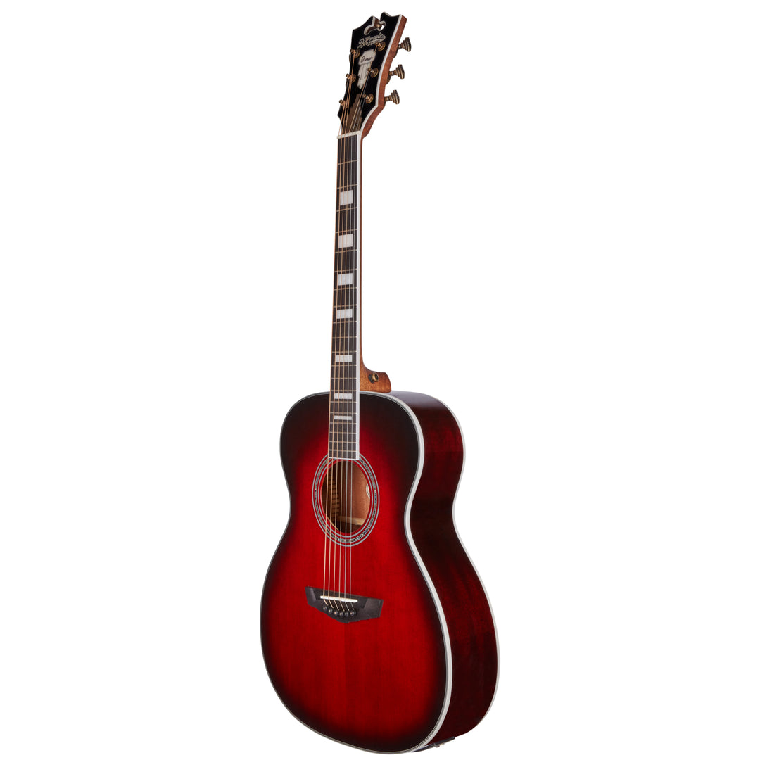 D’Angelico Premier Tammany Acoustic Guitar - Translucent Black Cherry Burst