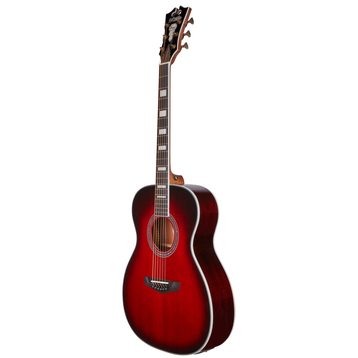 D’Angelico Premier Tammany Acoustic Guitar - Translucent Black Cherry Burst